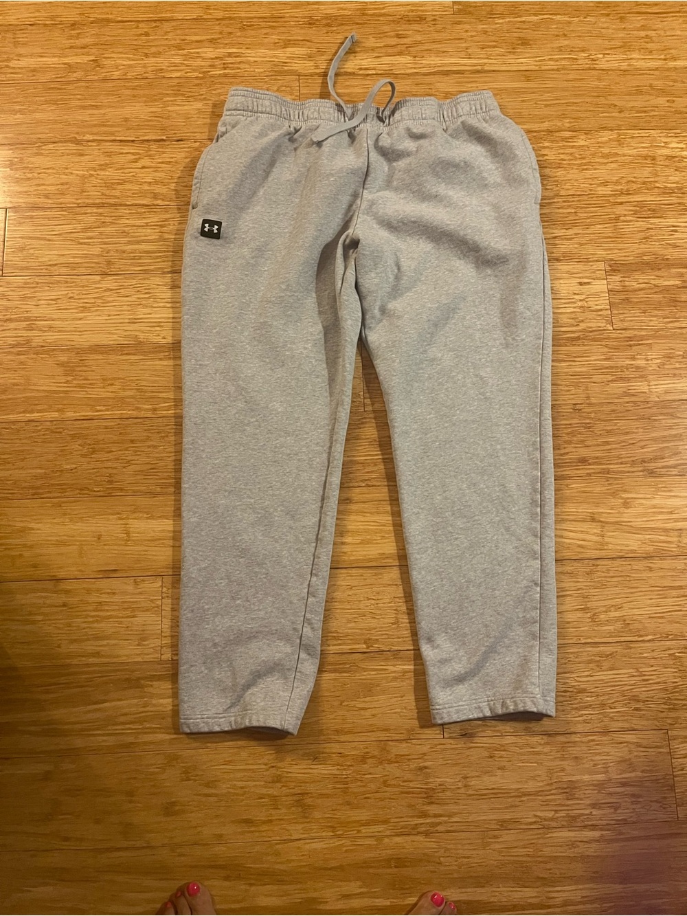 Under Armour Gray Fleece Sweat Pants